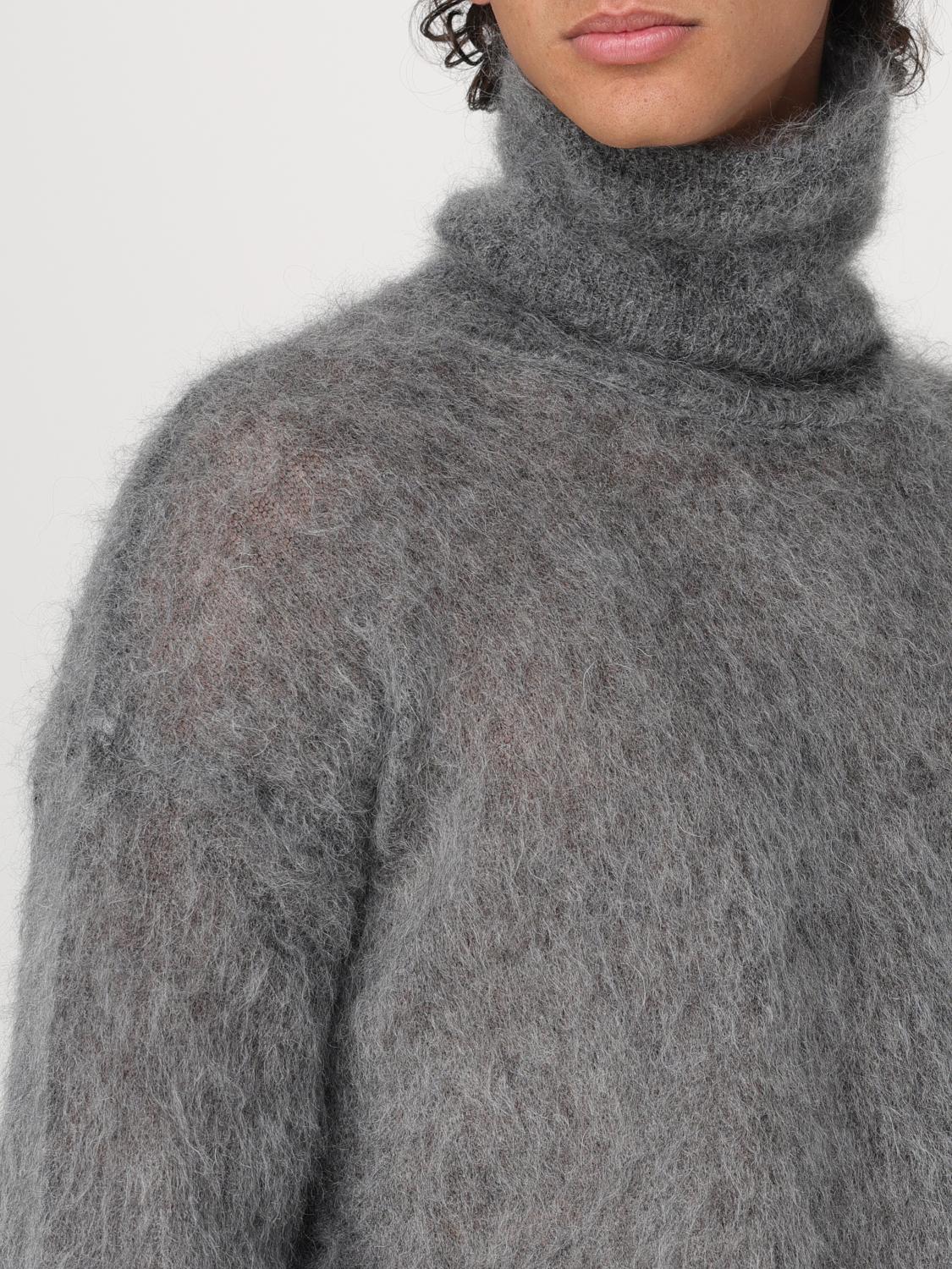 SAINT LAURENT SWEATER: Sweater men Saint Laurent, Grey - Img 5