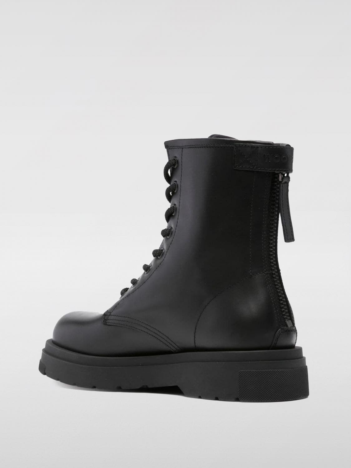 WOOLRICH STIVALETTI: Stivaletto Woolrich in pelle , Nero - Img 3