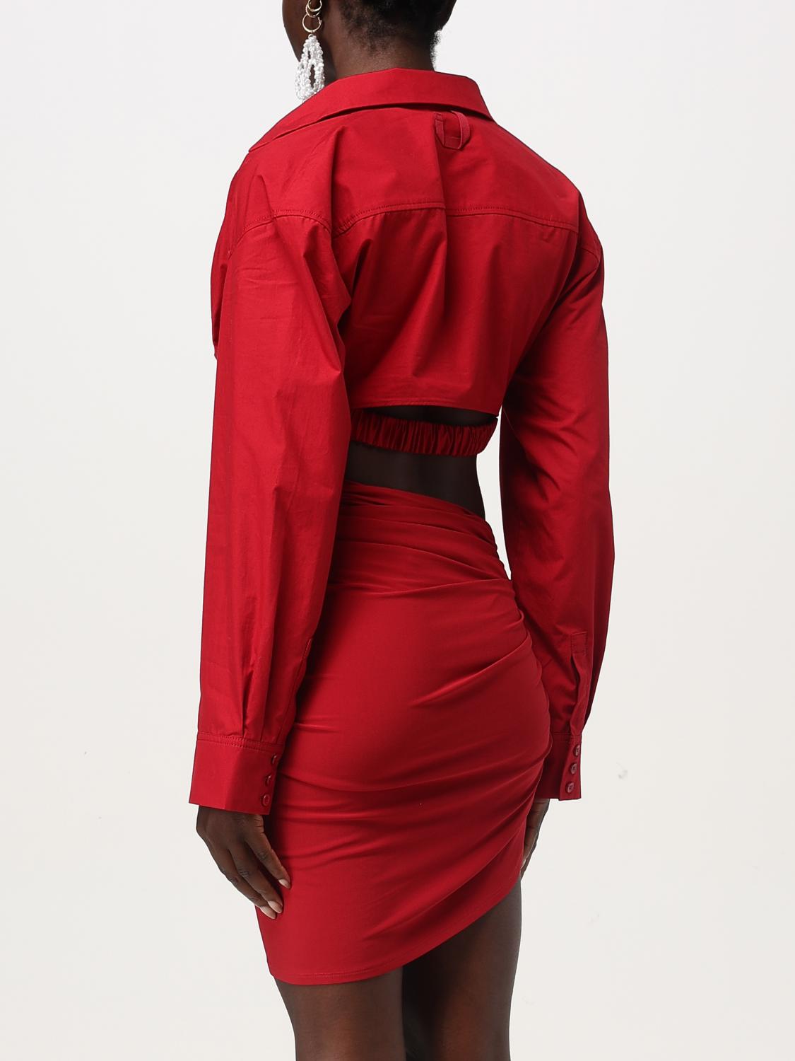 JACQUEMUS SHIRT: Jacquemus women's shirt, Red - Img 3