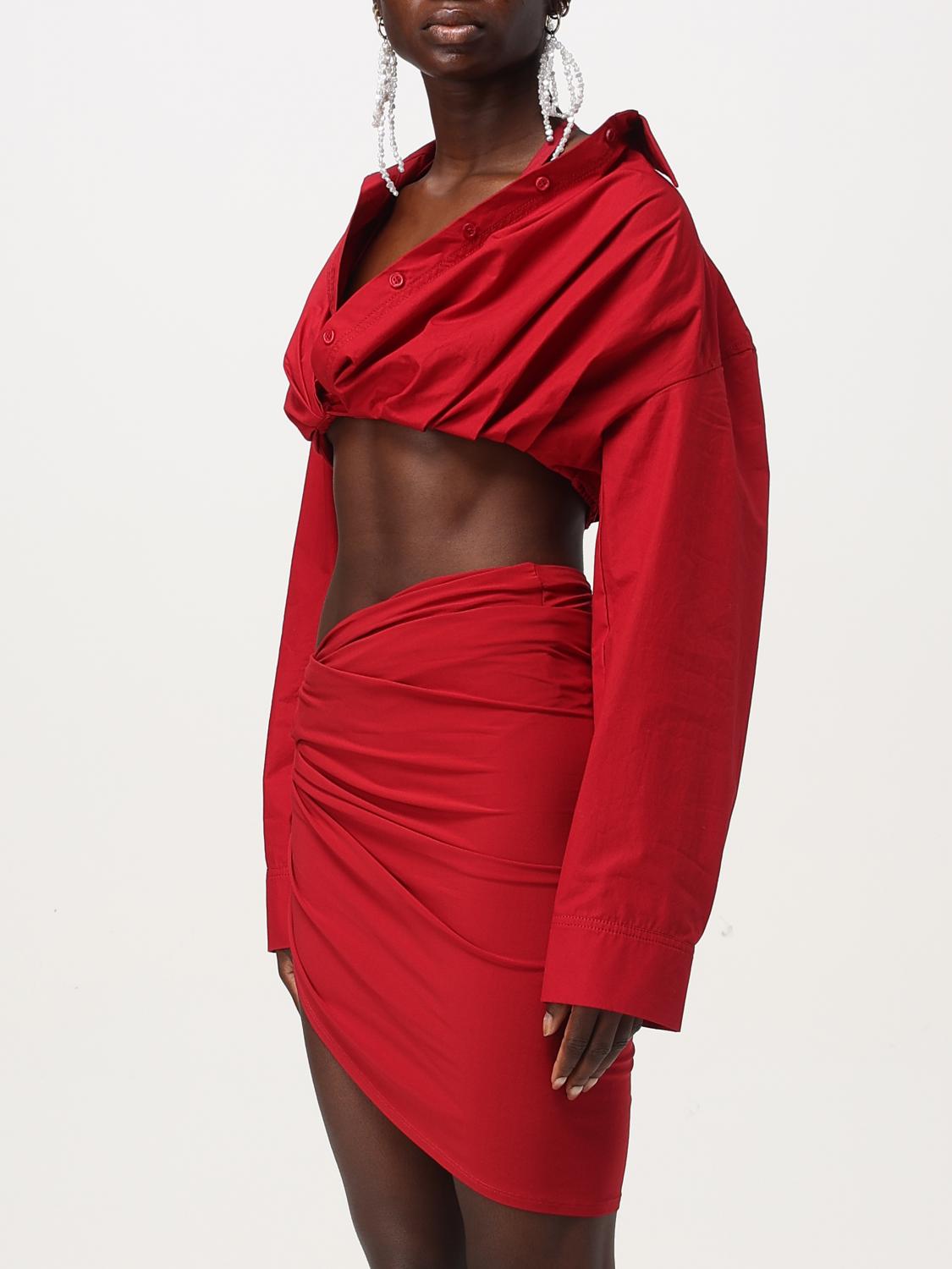 JACQUEMUS SHIRT: Jacquemus women's shirt, Red - Img 4