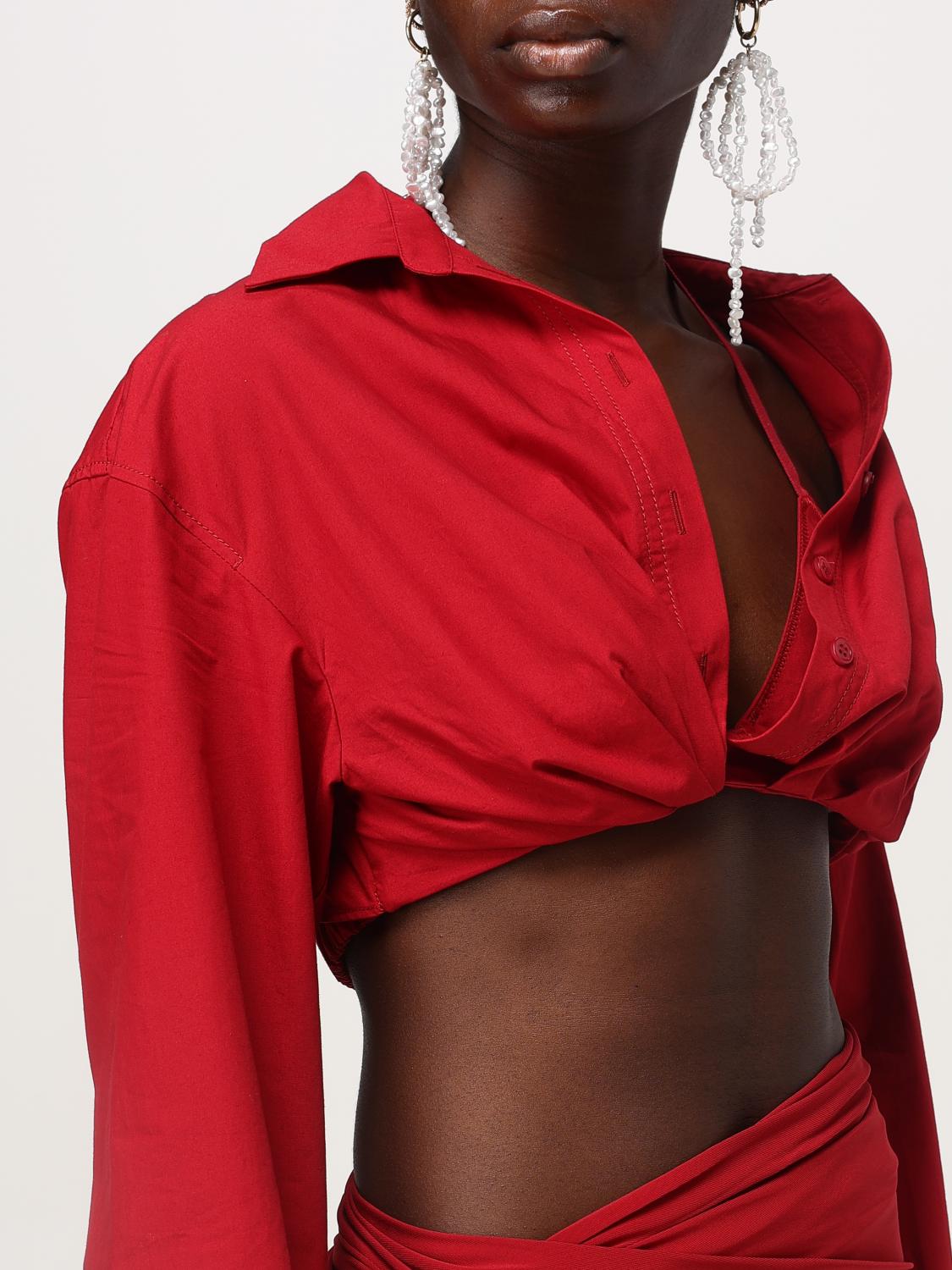 JACQUEMUS SHIRT: Jacquemus women's shirt, Red - Img 5