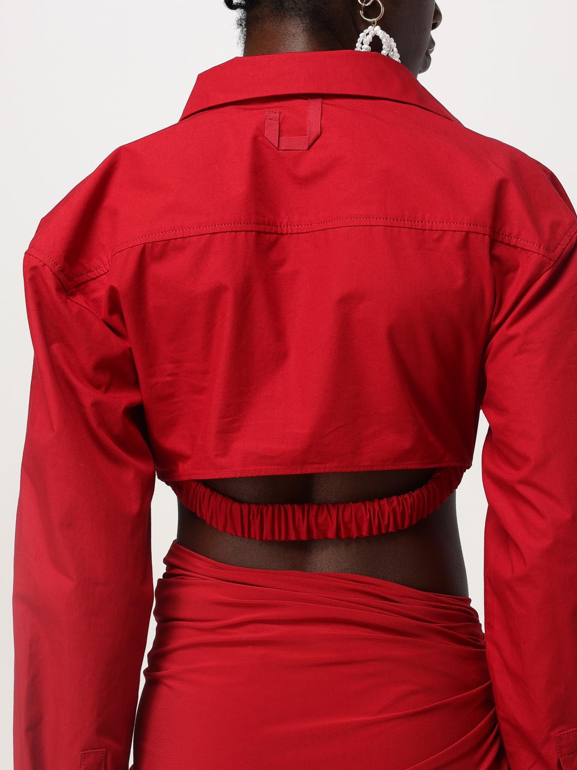 JACQUEMUS SHIRT: Jacquemus women's shirt, Red - Img 6