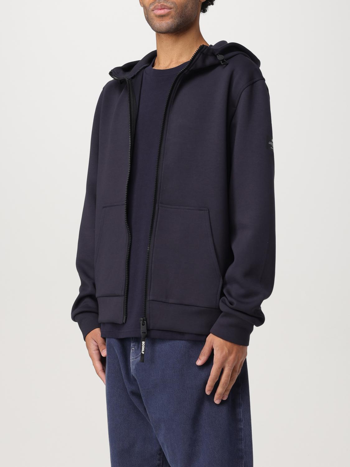 ECOALF SWEATSHIRT: Ecoalf men's hoodie, Blue - Img 3