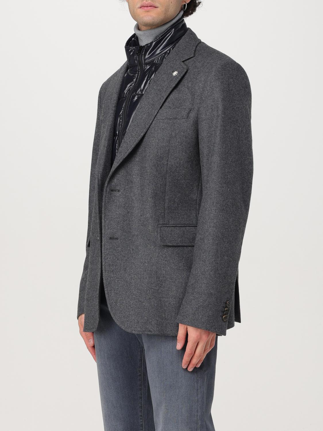 MANUEL RITZ BLAZER: Blazer men Manuel Ritz, Grey - Img 3