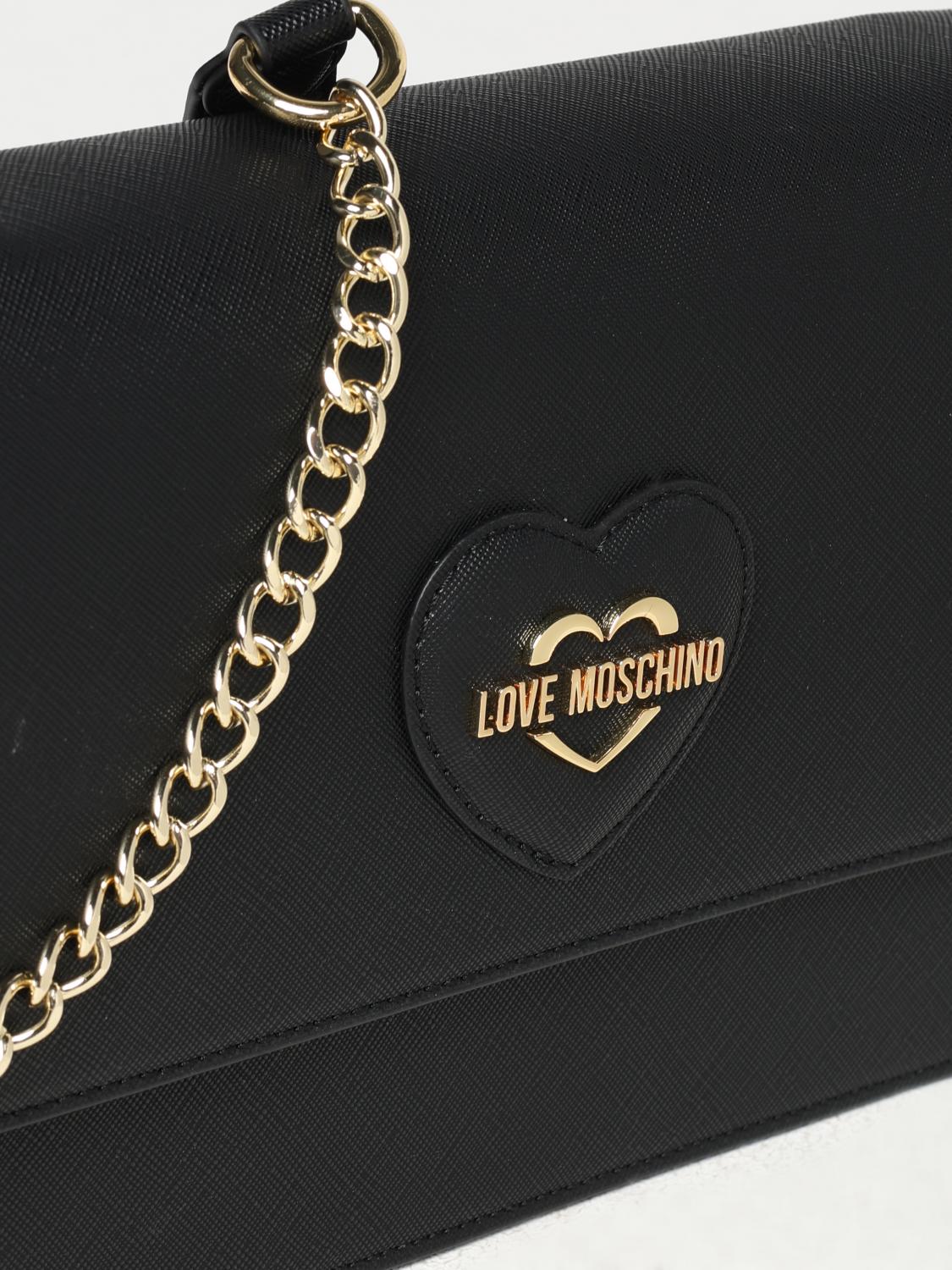 LOVE MOSCHINO BOLSO DE MANO: Bolso de mano mujer Love Moschino, Negro - Img 3