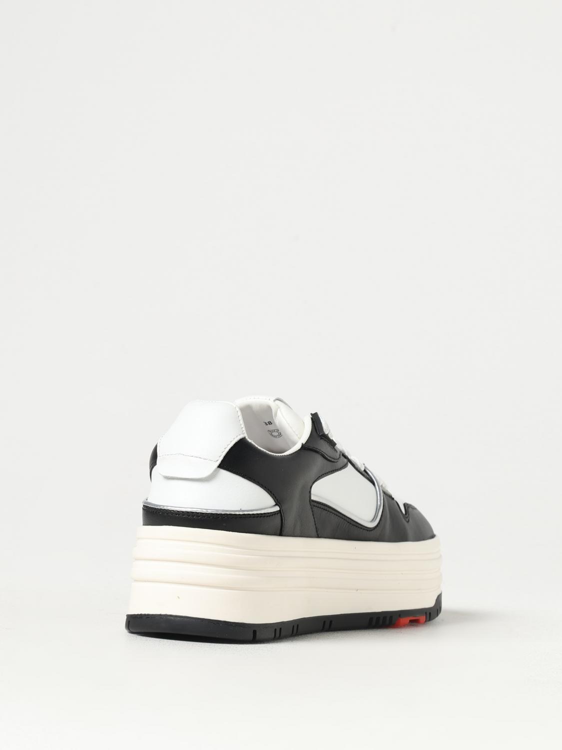 LOVE MOSCHINO SNEAKERS: Sneakers Love Moschino in pelle, Nero - Img 3