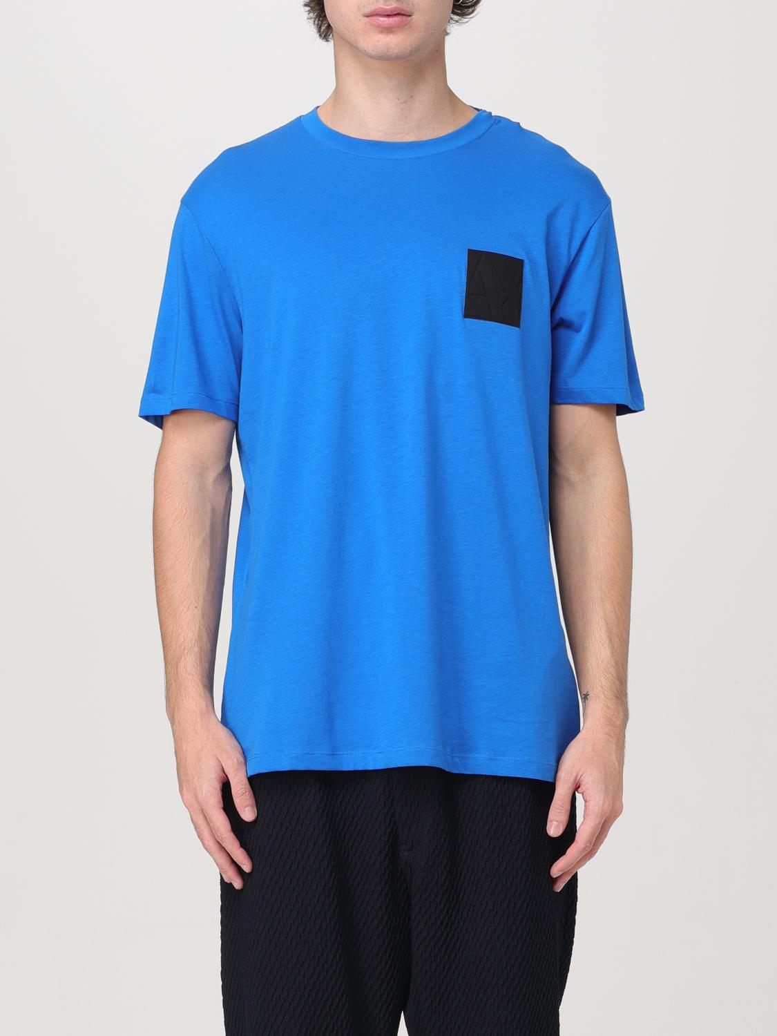 ARMANI EXCHANGE T-SHIRT: T-shirt men Armani Exchange, Blue - Img 1