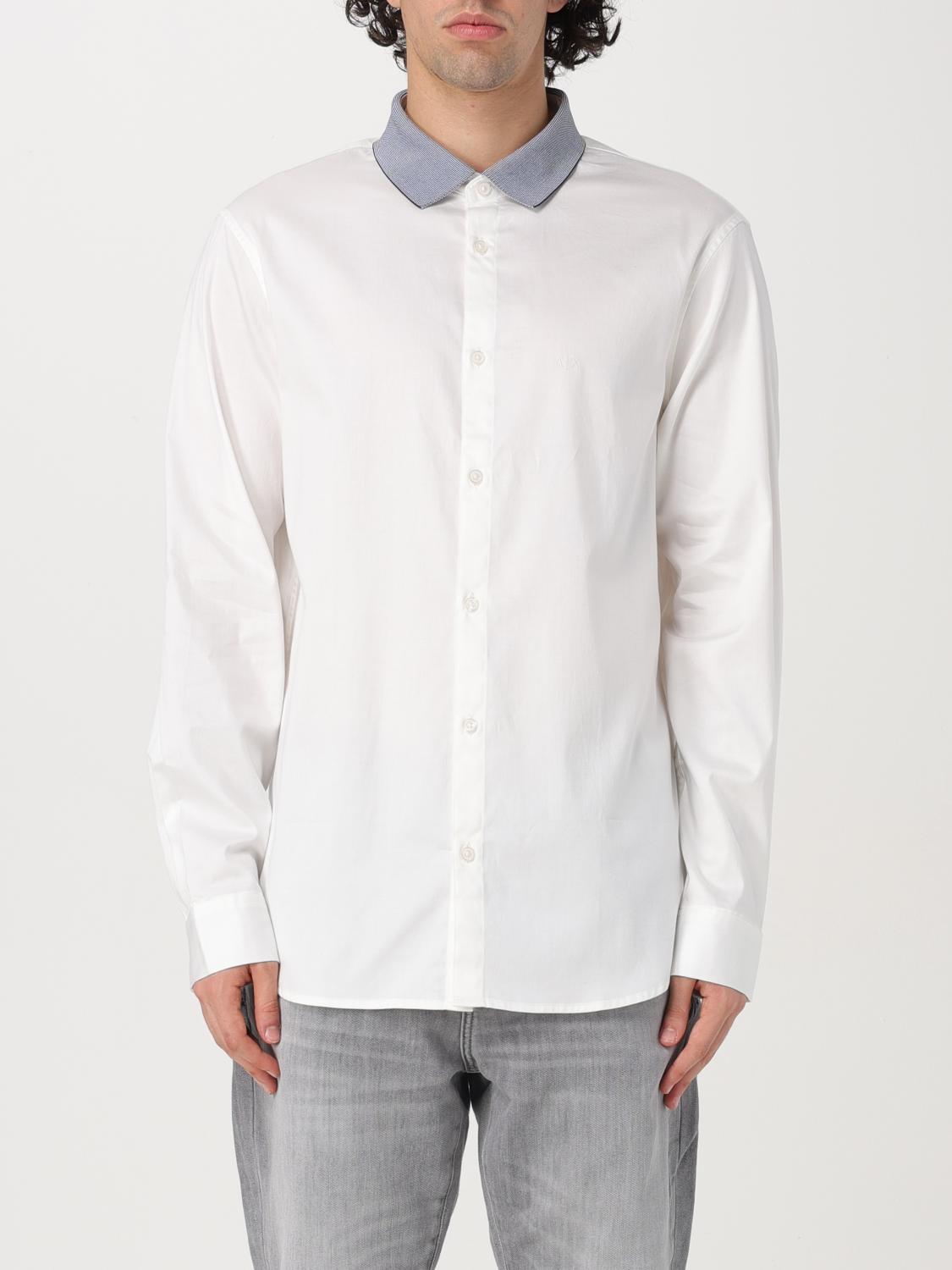 Giglio Camicia Armani Exchange in cotone stretch