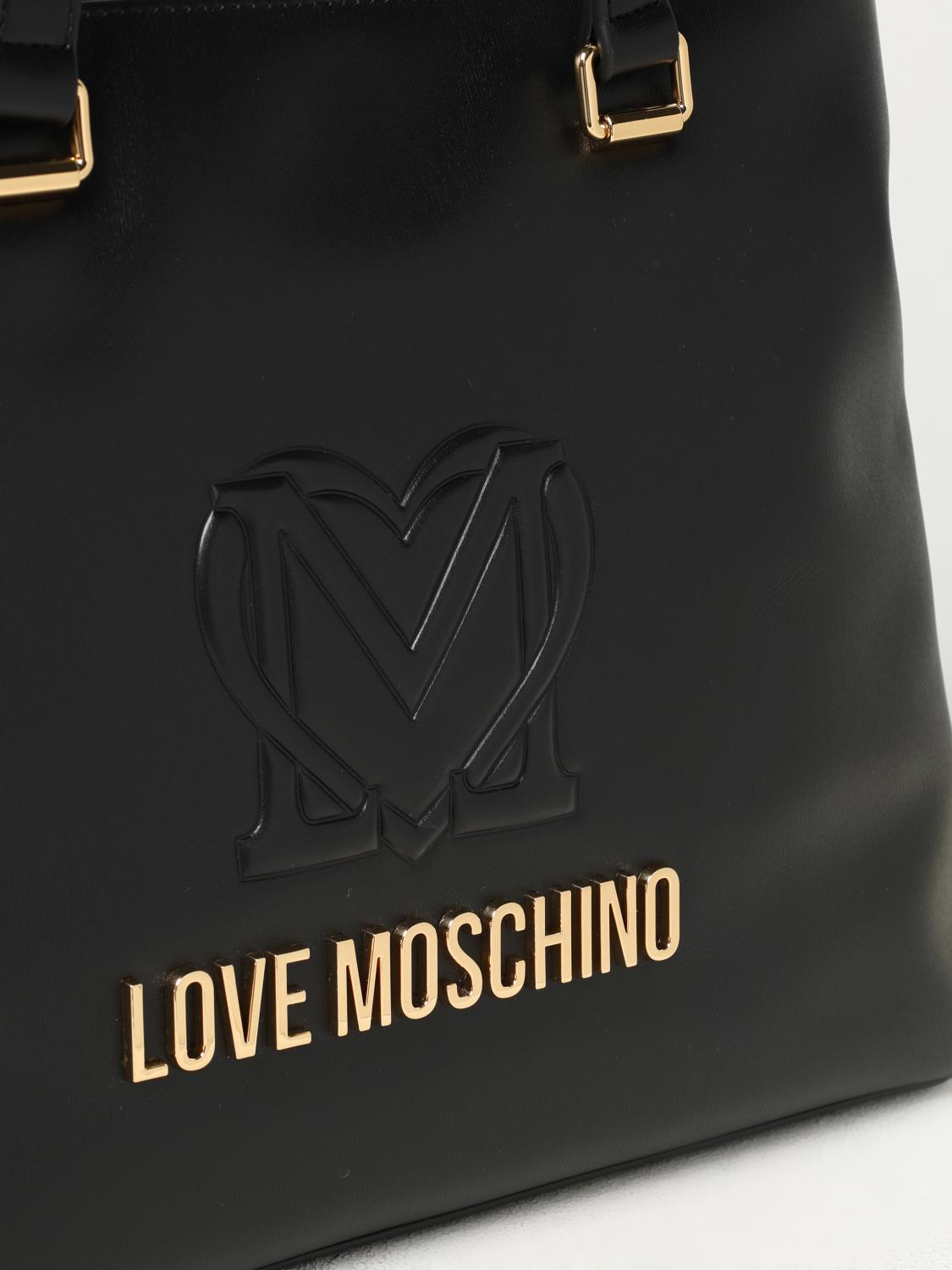 LOVE MOSCHINO BORSA A MANO: Borsa a mano donna Love Moschino, Nero - Img 3