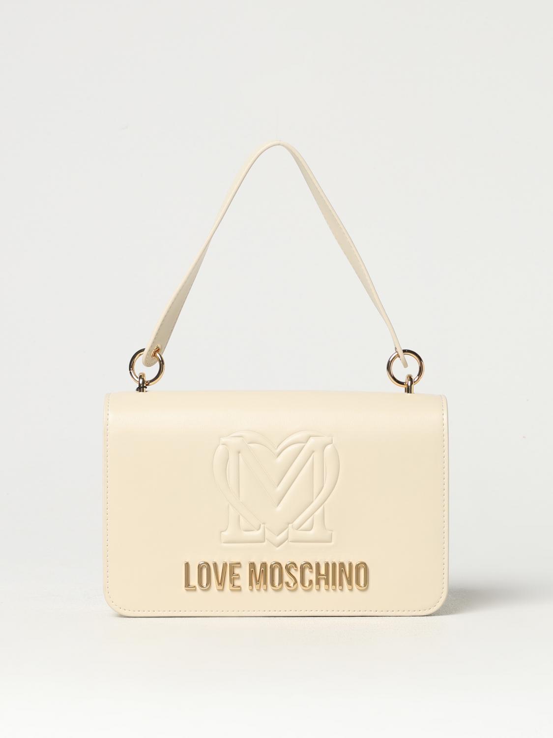 LOVE MOSCHINO HANDTASCHE: Handtasche damen Love Moschino, Ivory - Img 1