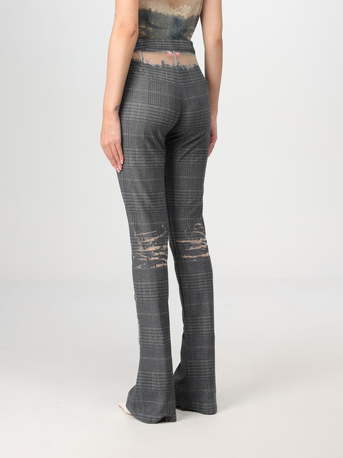 DIESEL PANTS: Pants woman Diesel, Charcoal - Img 3