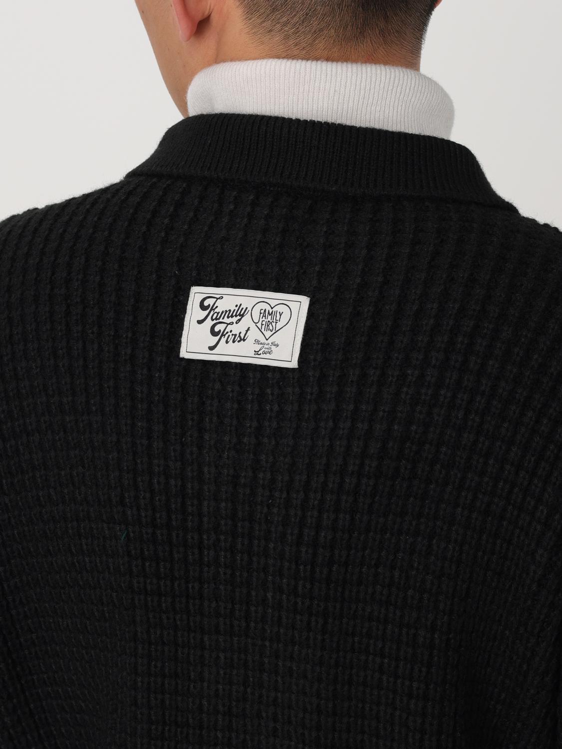 FAMILY FIRST CARDIGAN: Cardigan men Family First, Black - Img 4