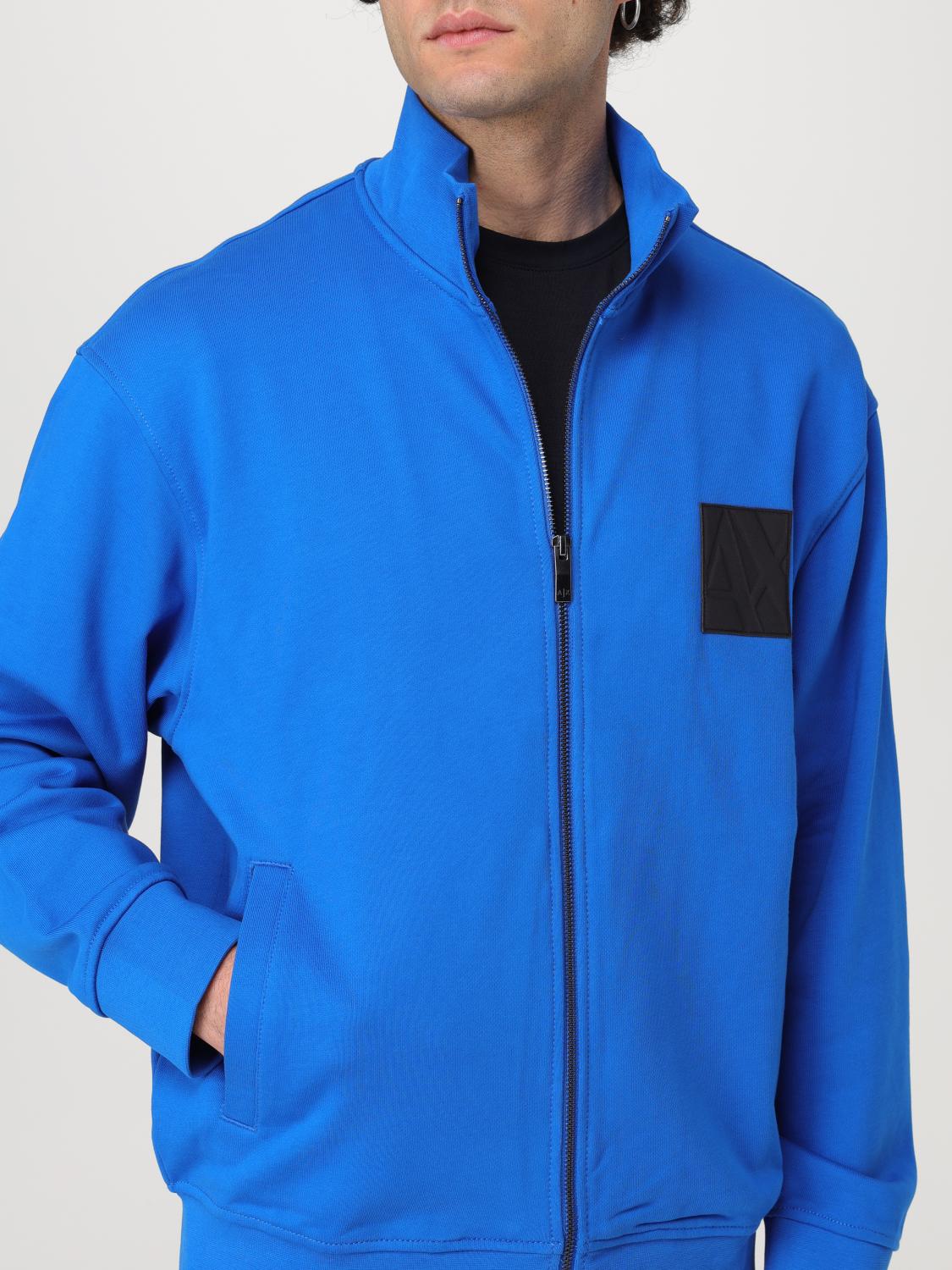 ARMANI EXCHANGE SWEATSHIRT: Sweatshirt men Armani Exchange, Blue 1 - Img 3