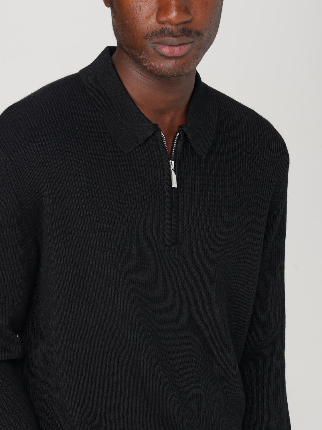 ARMANI EXCHANGE MAGLIA: Pullover Armani Exchange in misto cotone , Nero - Img 3