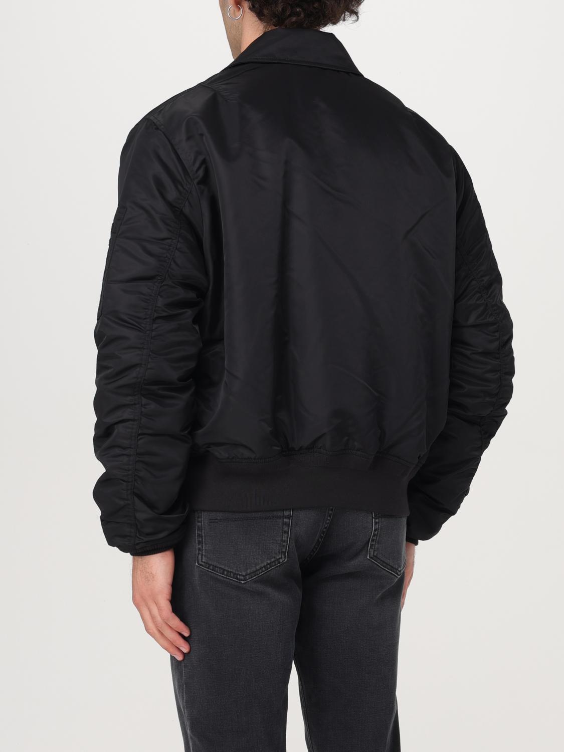 KARL LAGERFELD GIACCA: Bomber Karl Lagerfeld in nylon , Nero - Img 2