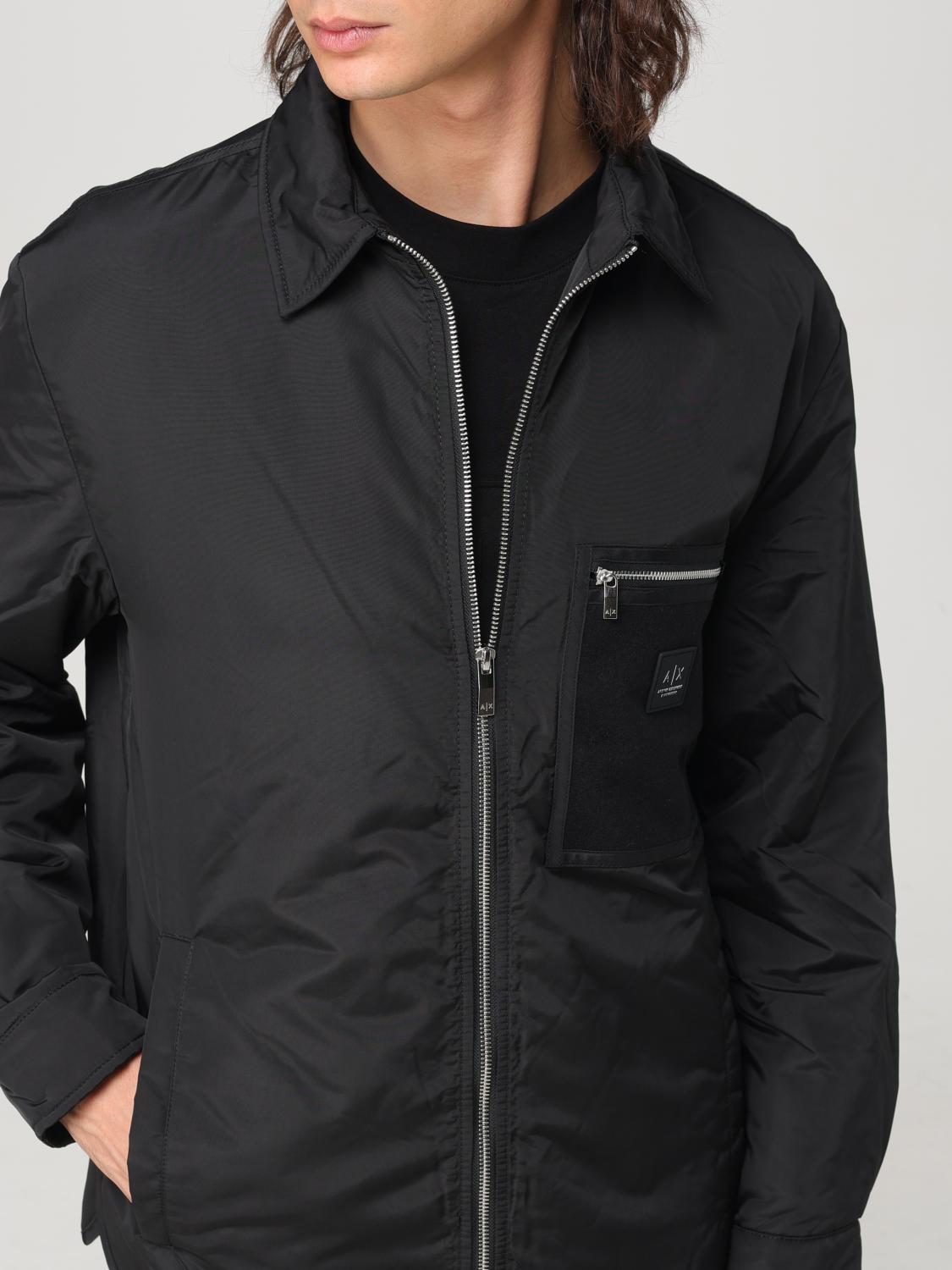 ARMANI EXCHANGE VESTE: Manteau homme Armani Exchange, Noir - Img 4