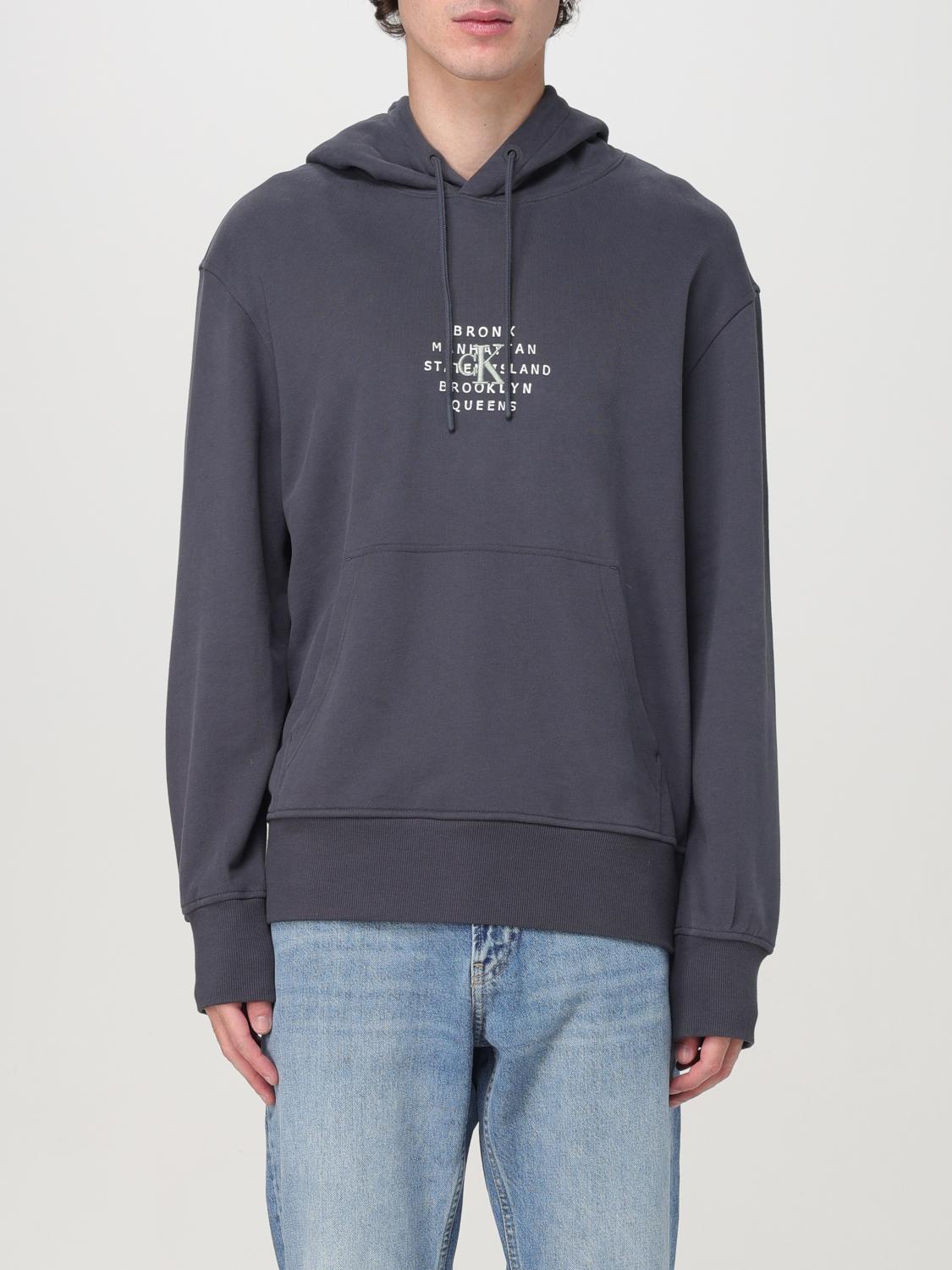 CALVIN KLEIN SWEATSHIRT: Pullover herren Calvin Klein, Tinte - Img 1