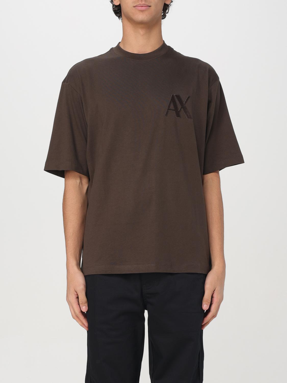 ARMANI EXCHANGE T-SHIRT: Sweater men Armani Exchange, Brown - Img 1