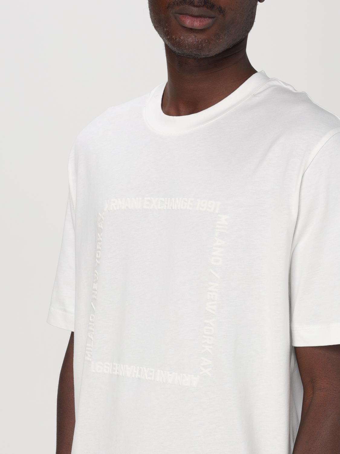 ARMANI EXCHANGE T-SHIRT: T-shirt men Armani Exchange, Beige - Img 3