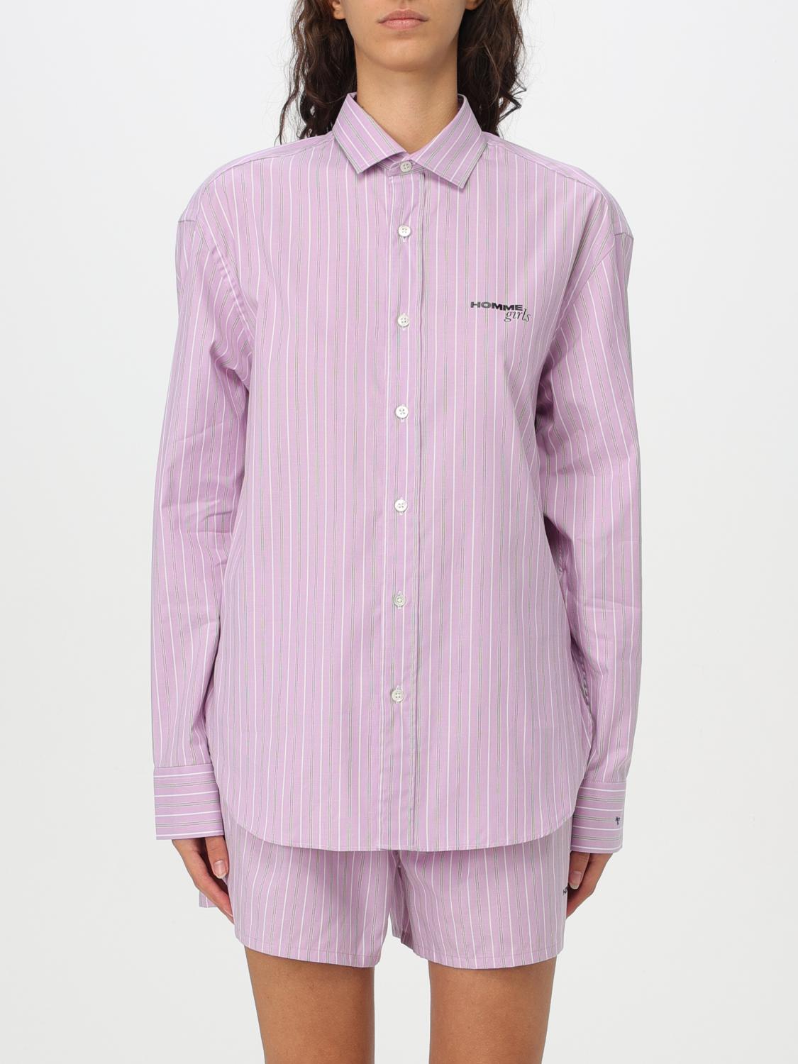 HOMMEGIRLS SHIRT: Shirt woman Hommegirls, Lilac - Img 1