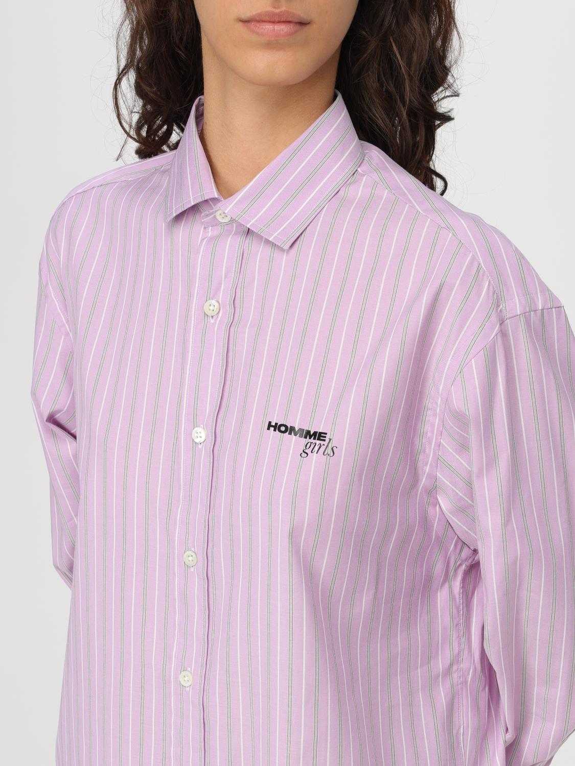 HOMMEGIRLS SHIRT: Shirt woman Hommegirls, Lilac - Img 4