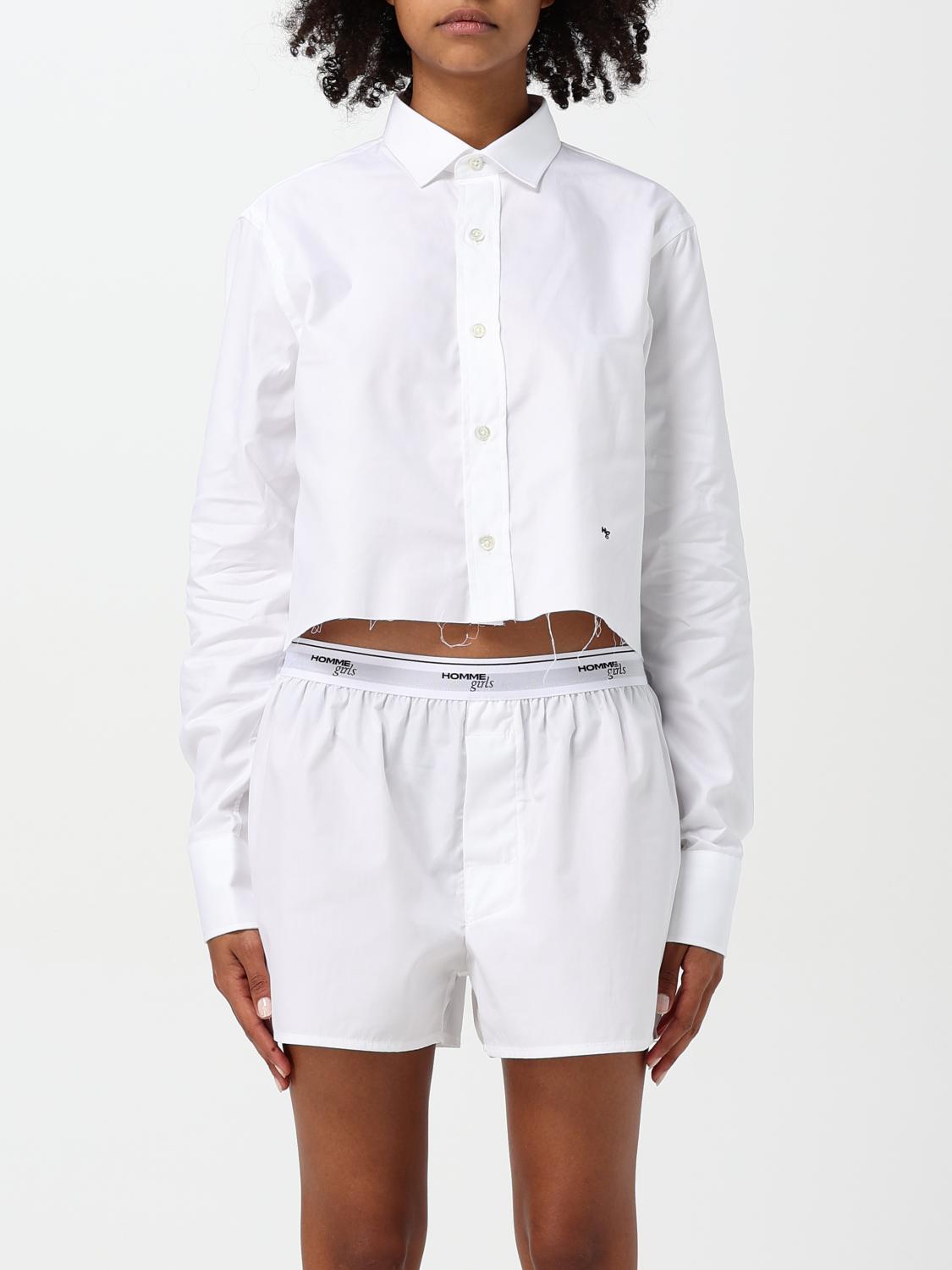 HOMMEGIRLS SHIRT: Shirt woman Hommegirls, White - Img 1