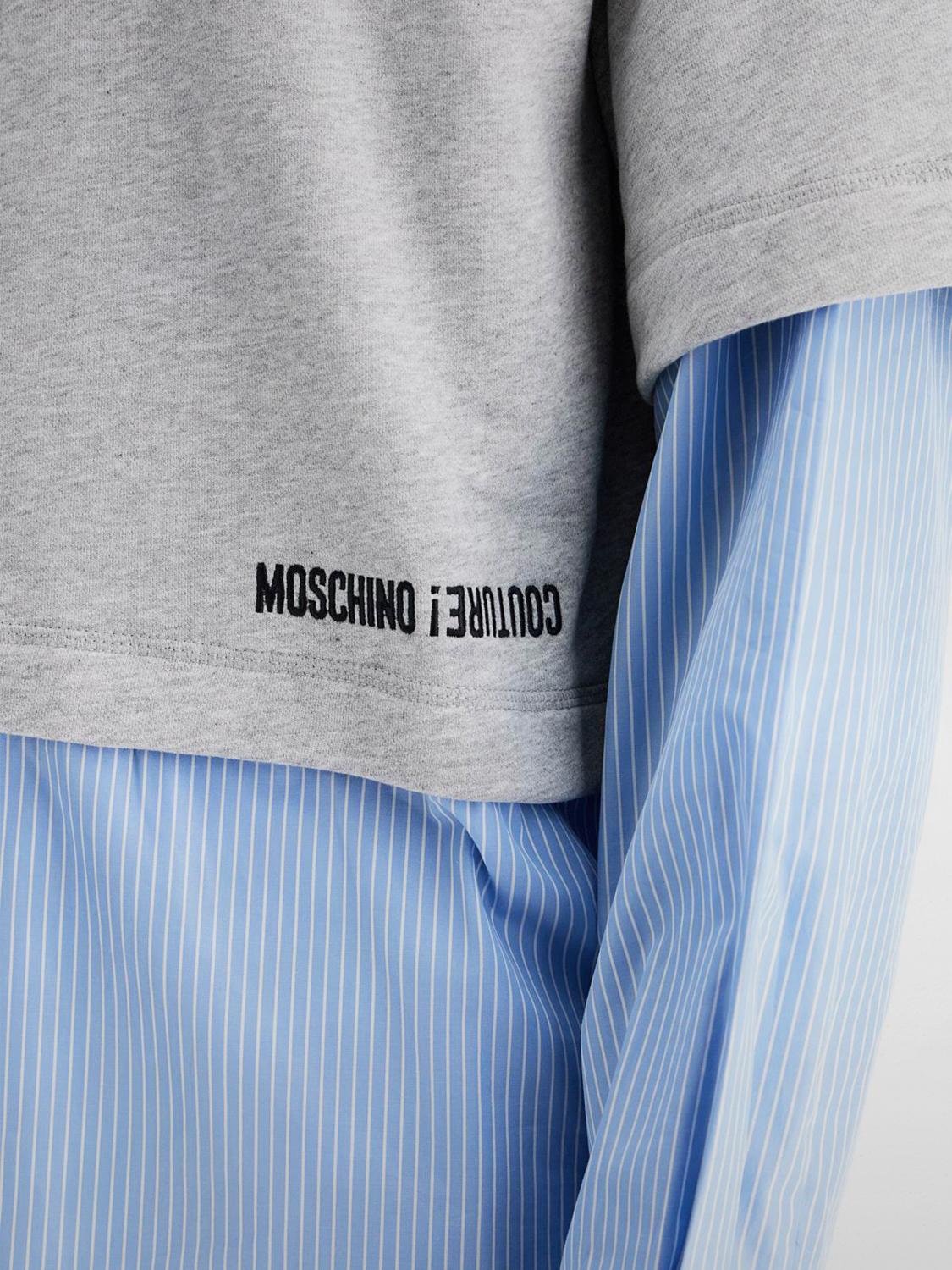 MOSCHINO COUTURE SWEATSHIRT: Sweatshirt men Moschino Couture, Grey - Img 3