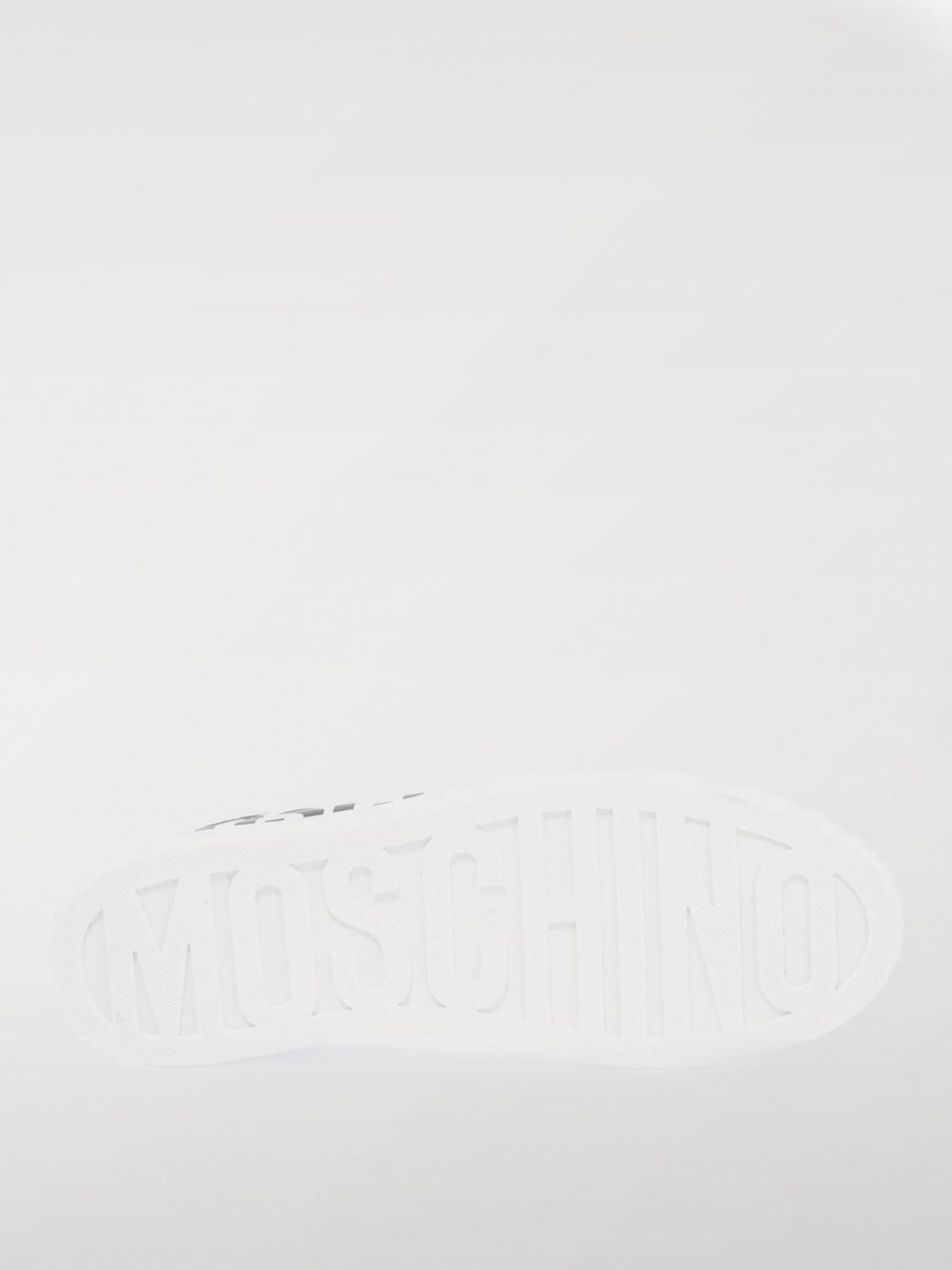 MOSCHINO COUTURE SNEAKERS: Sneakers men Moschino Couture, White - Img 4