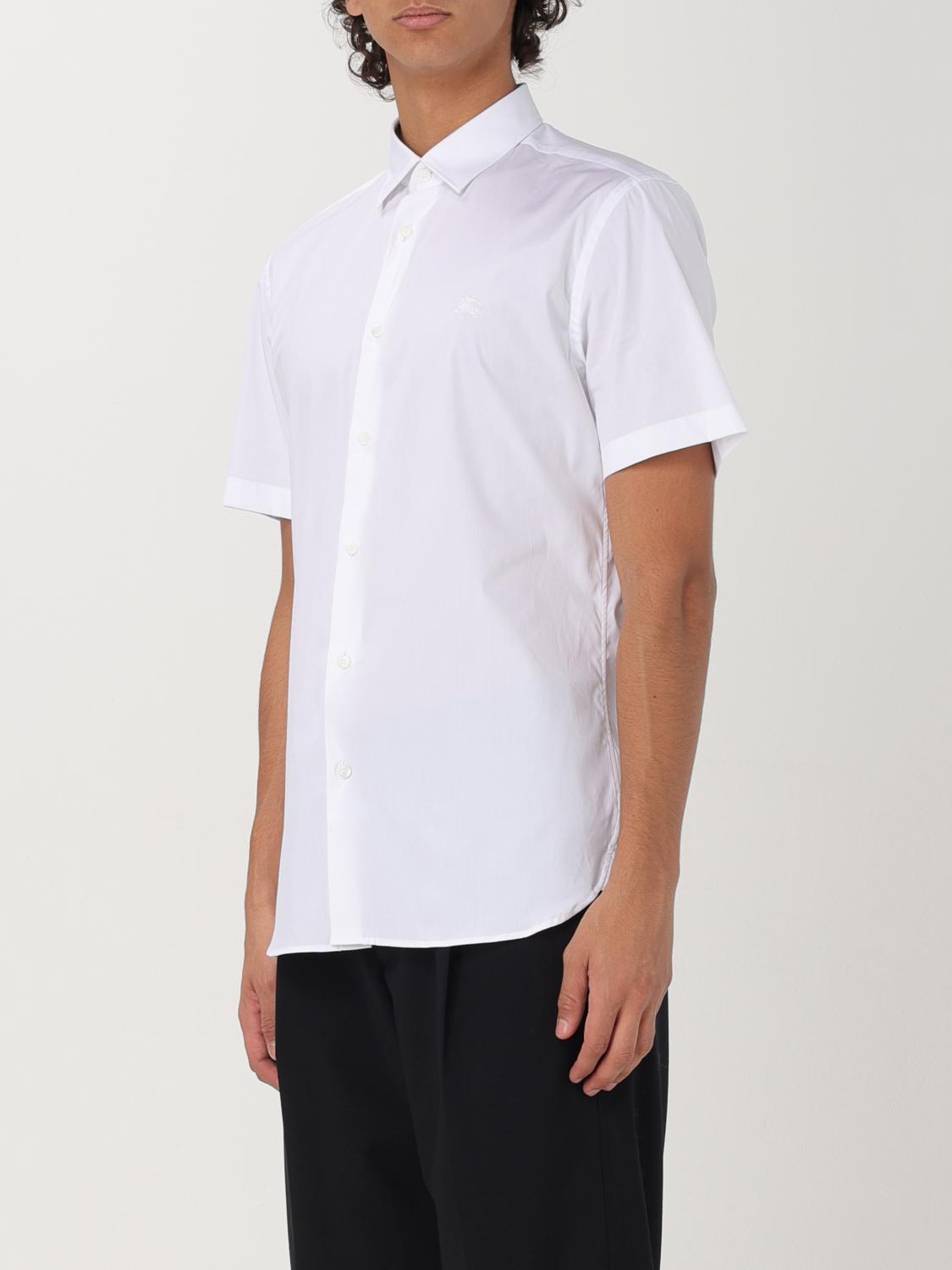 BURBERRY SHIRT: Burberry men's shirt, White - Img 3