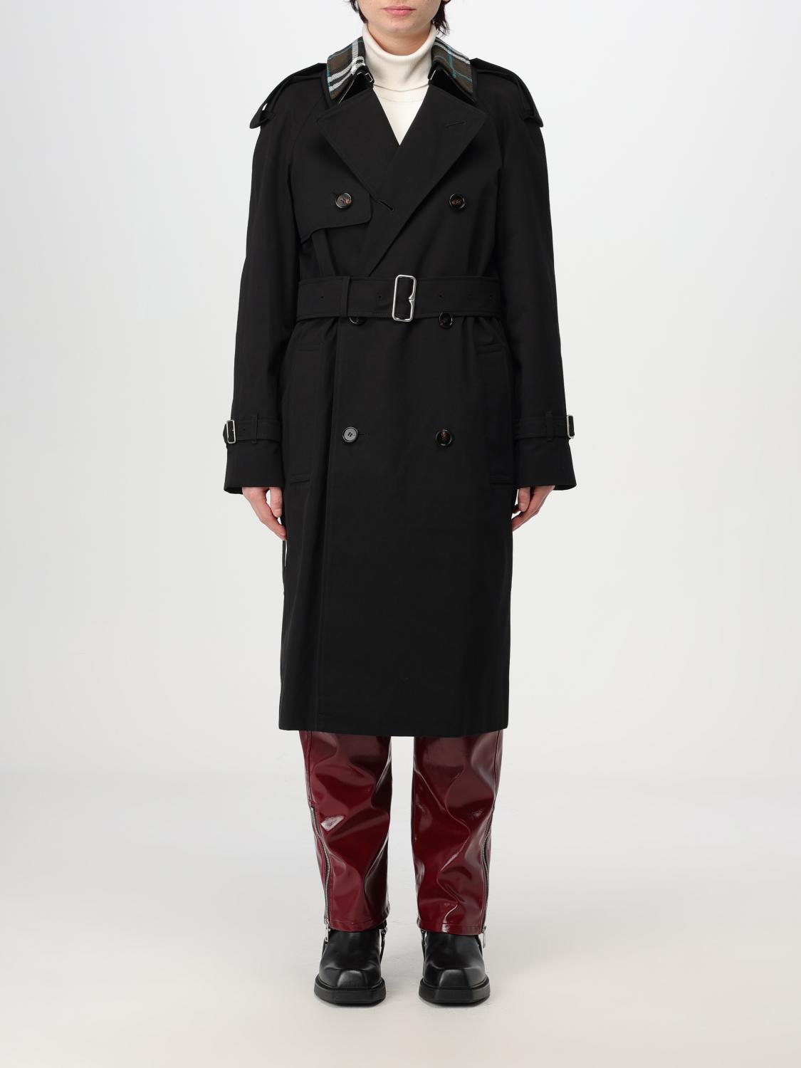 BURBERRY TRENCH COAT: Burberry women's trench coat, Black - Img 1