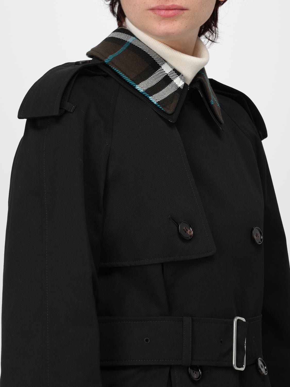 BURBERRY TRENCH COAT: Burberry women's trench coat, Black - Img 5