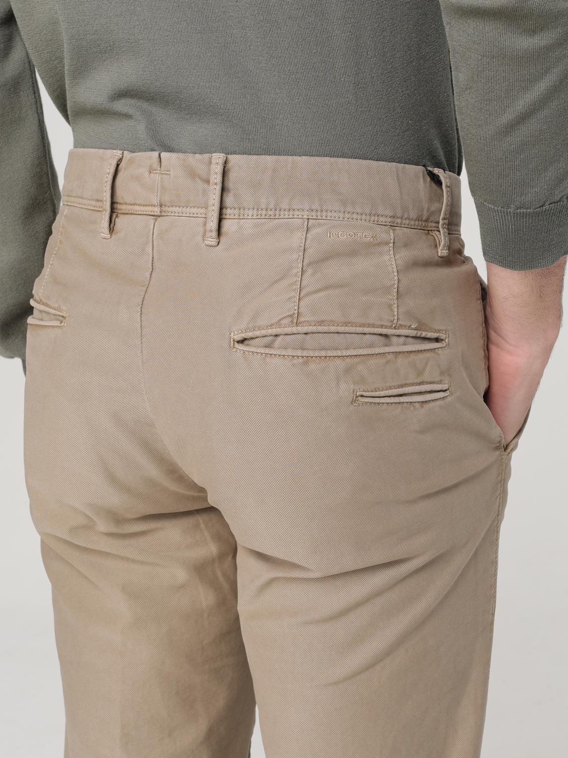 INCOTEX PANTS: Pants men Incotex, Beige - Img 3