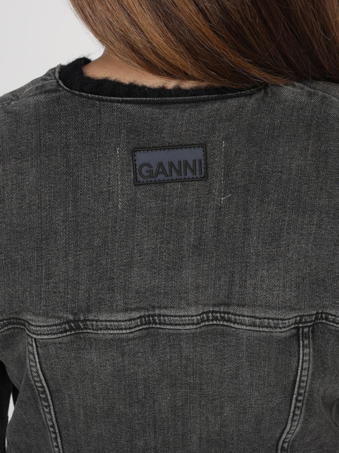 GANNI JACKET: Jacket woman Ganni, Black - Img 5