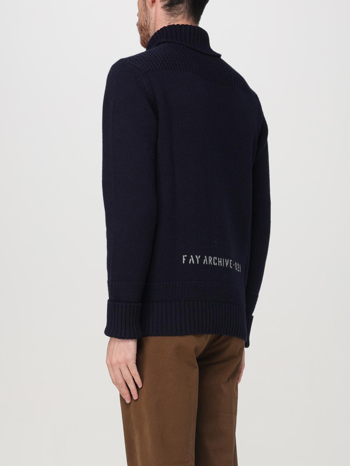 FAY SWEATER: Sweater men Fay, Blue - Img 2