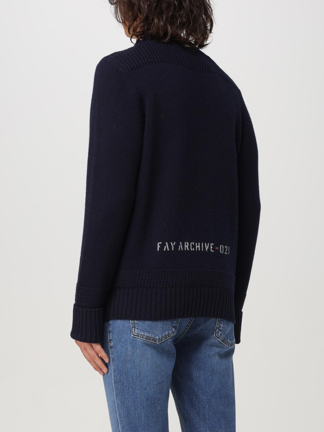 FAY SWEATER: Sweater men Fay, Blue - Img 2