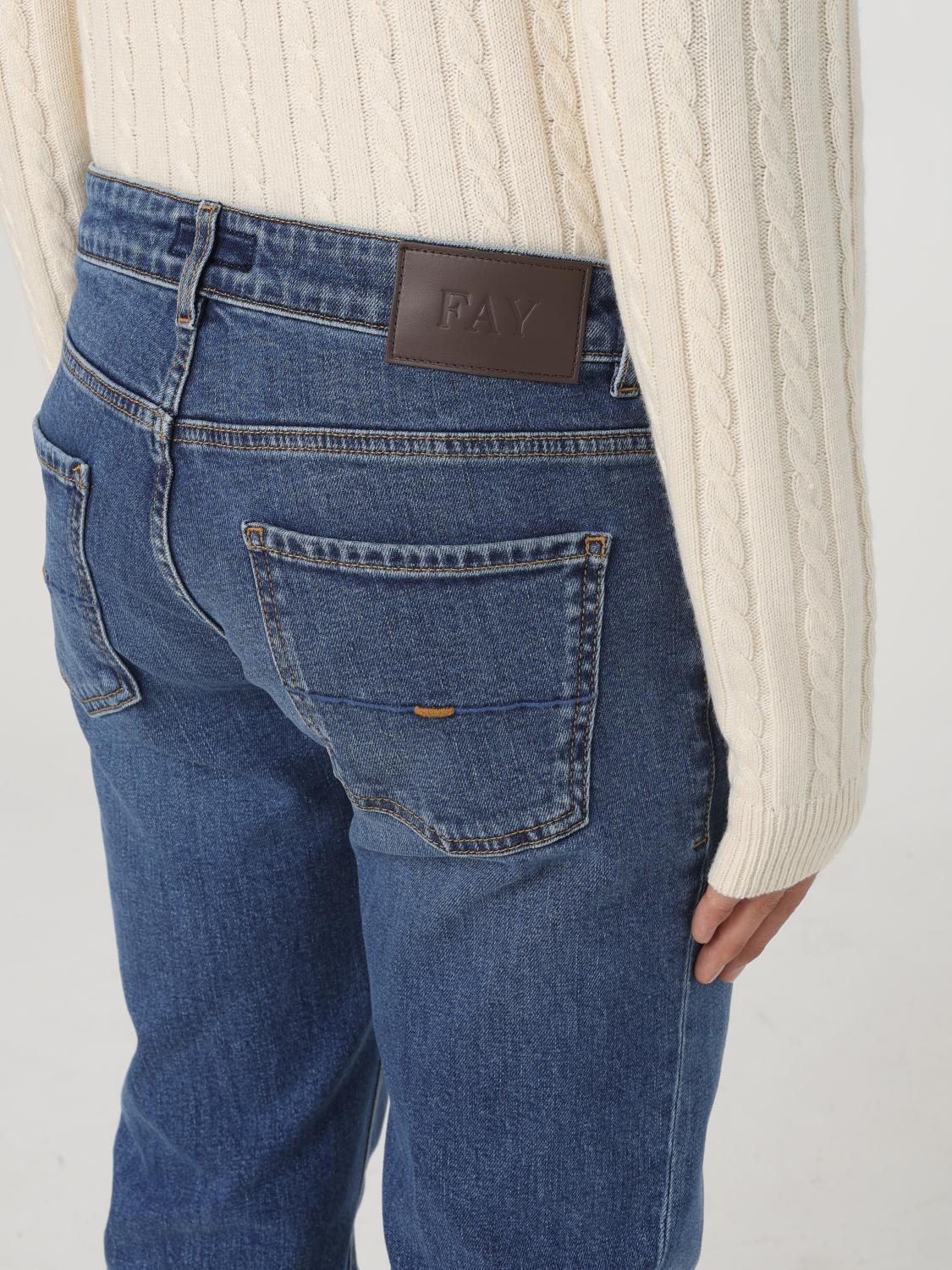 FAY JEANS: Jeans hombre Fay, Denim - Img 3