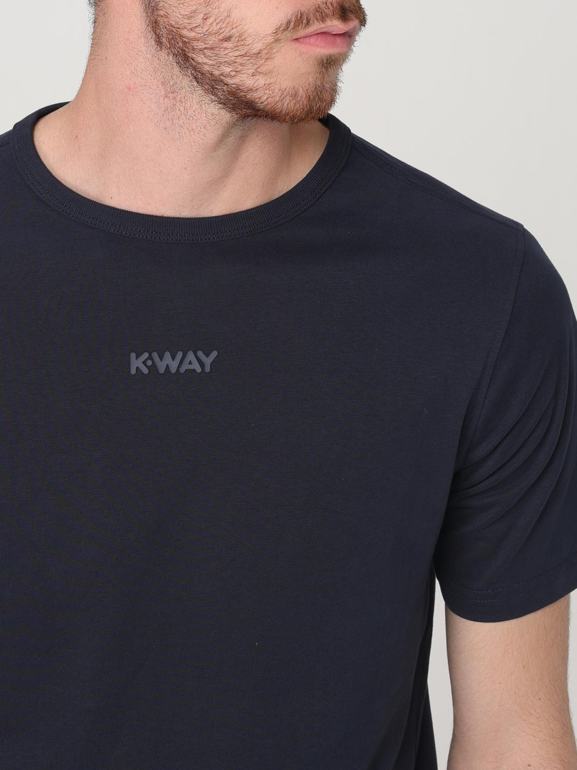 K-WAY T-SHIRT: T-shirt men K-way, Blue - Img 3