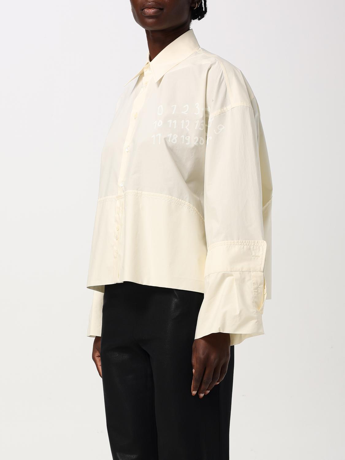 MM6 MAISON MARGIELA SHIRT: Top woman Mm6 Maison Margiela, White - Img 3