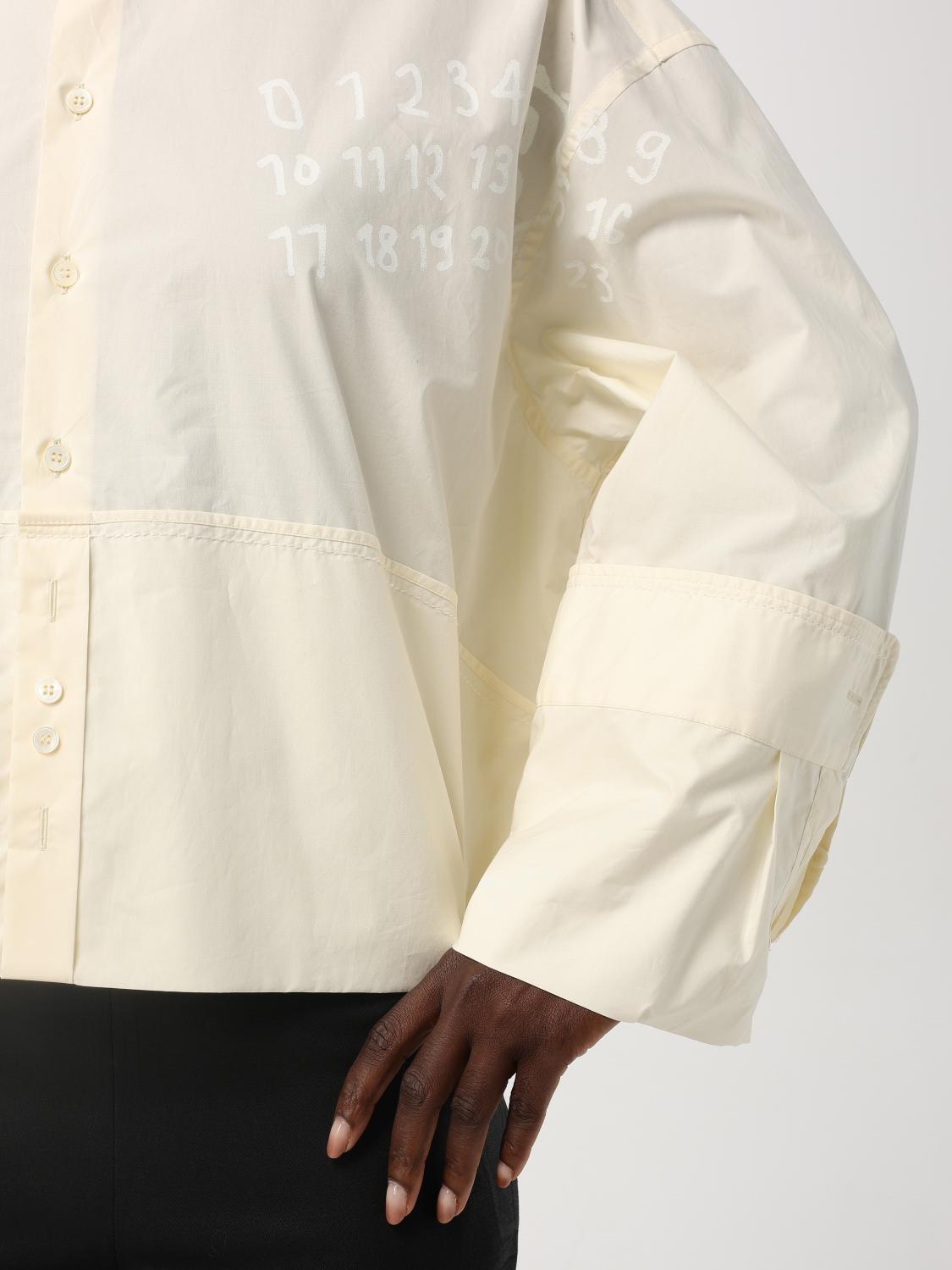 MM6 MAISON MARGIELA SHIRT: Top woman Mm6 Maison Margiela, White - Img 4