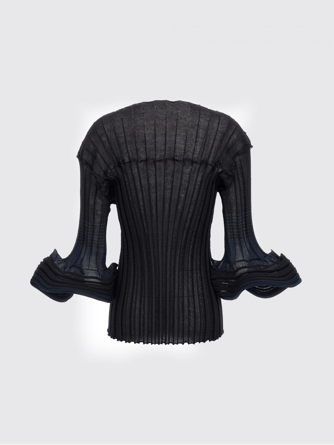 ISSEY MIYAKE TOP: Top mujer Issey Miyake, Azul Oscuro - Img 2