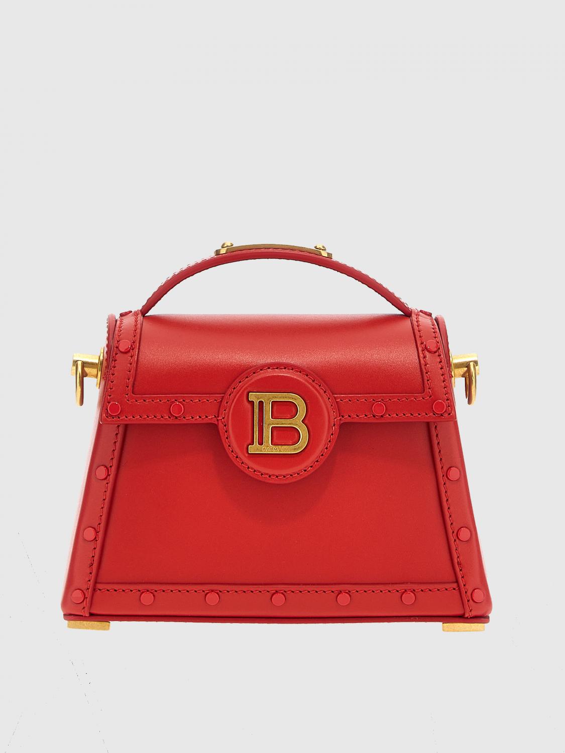 BALMAIN SHOULDER BAG: Shoulder bag woman Balmain, Red - Img 1