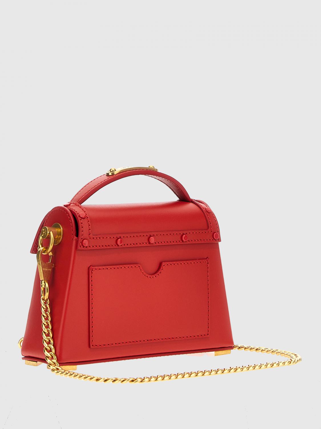 BALMAIN SHOULDER BAG: Shoulder bag woman Balmain, Red - Img 2