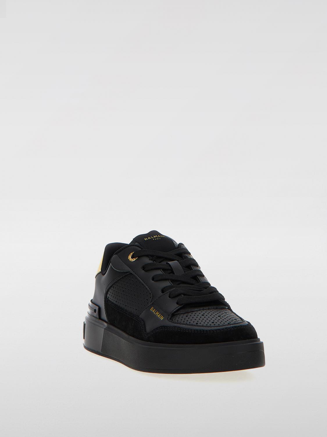 スニーカー BALMAIN Women Sneakers DN0VI727LBSOEAD Black B-Court Flip trainers in calfskin black black - Women | BALMAIN