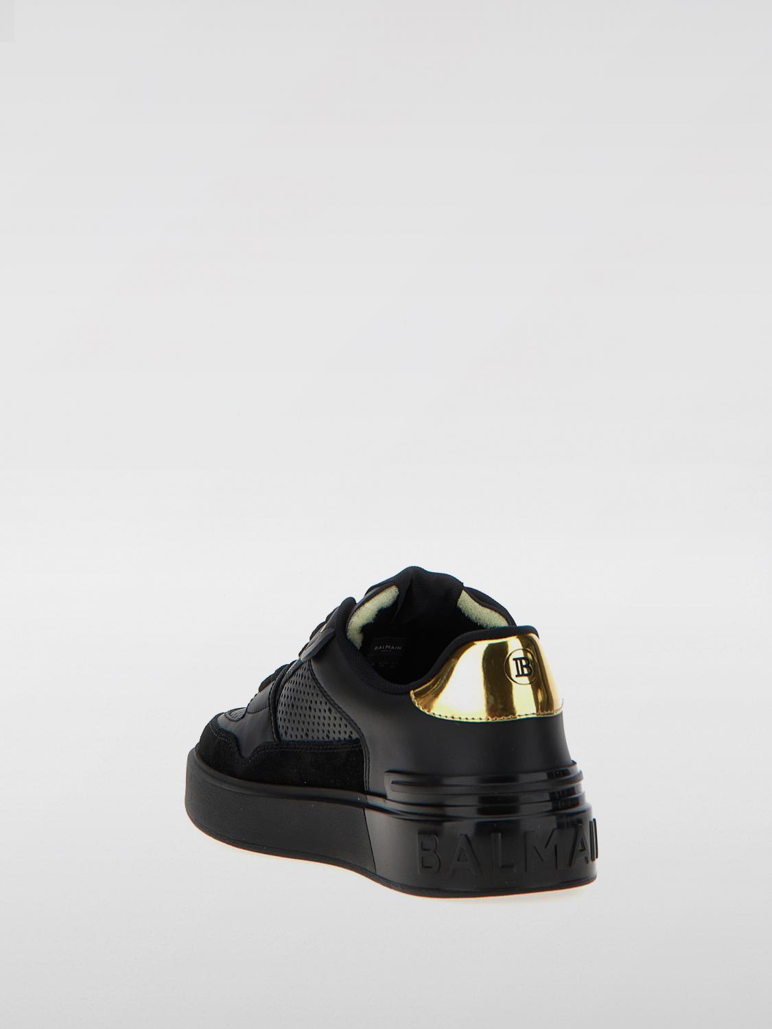 スニーカー BALMAIN Women Sneakers DN0VI727LBSOEAD Black B-Court Flip trainers in calfskin black black - Women | BALMAIN