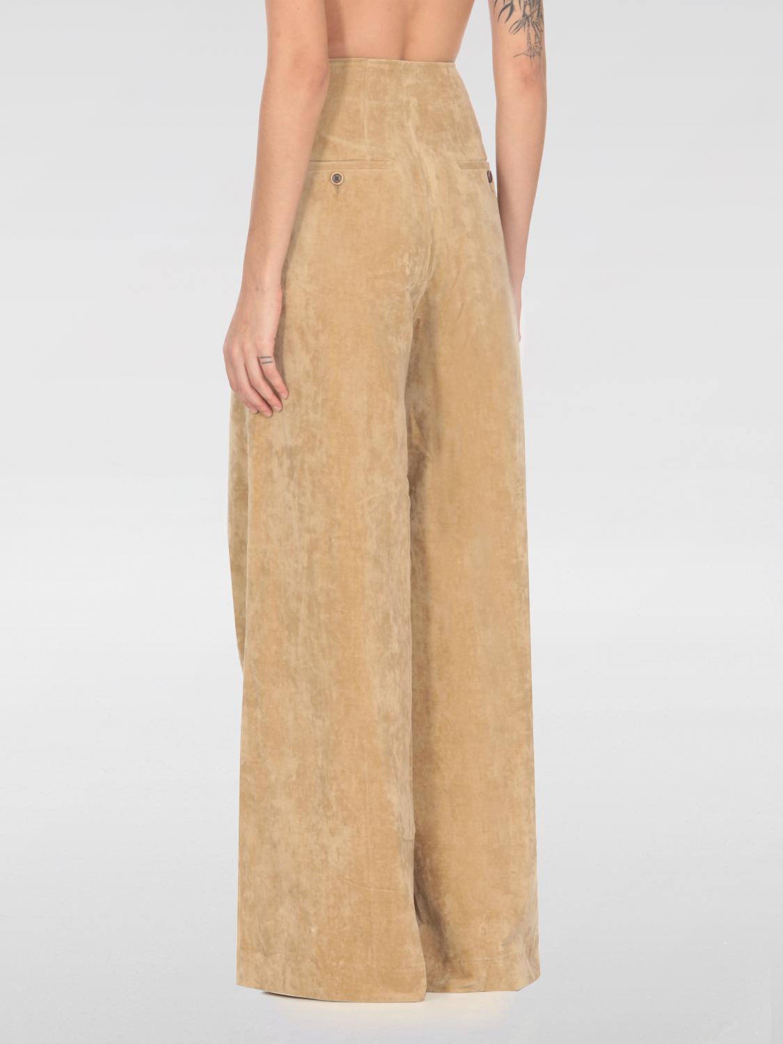 UMA WANG PANTALON: Pantalon femme Uma Wang, Beige - Img 3