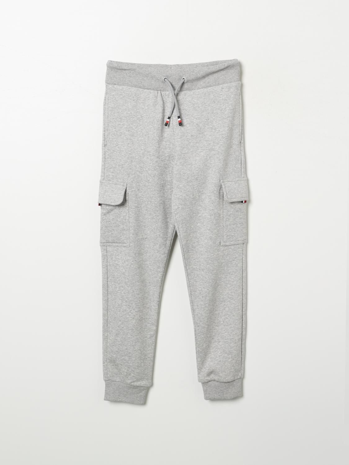 TOMMY HILFIGER PANTS: Pants kids Tommy Hilfiger, Grey - Img 1