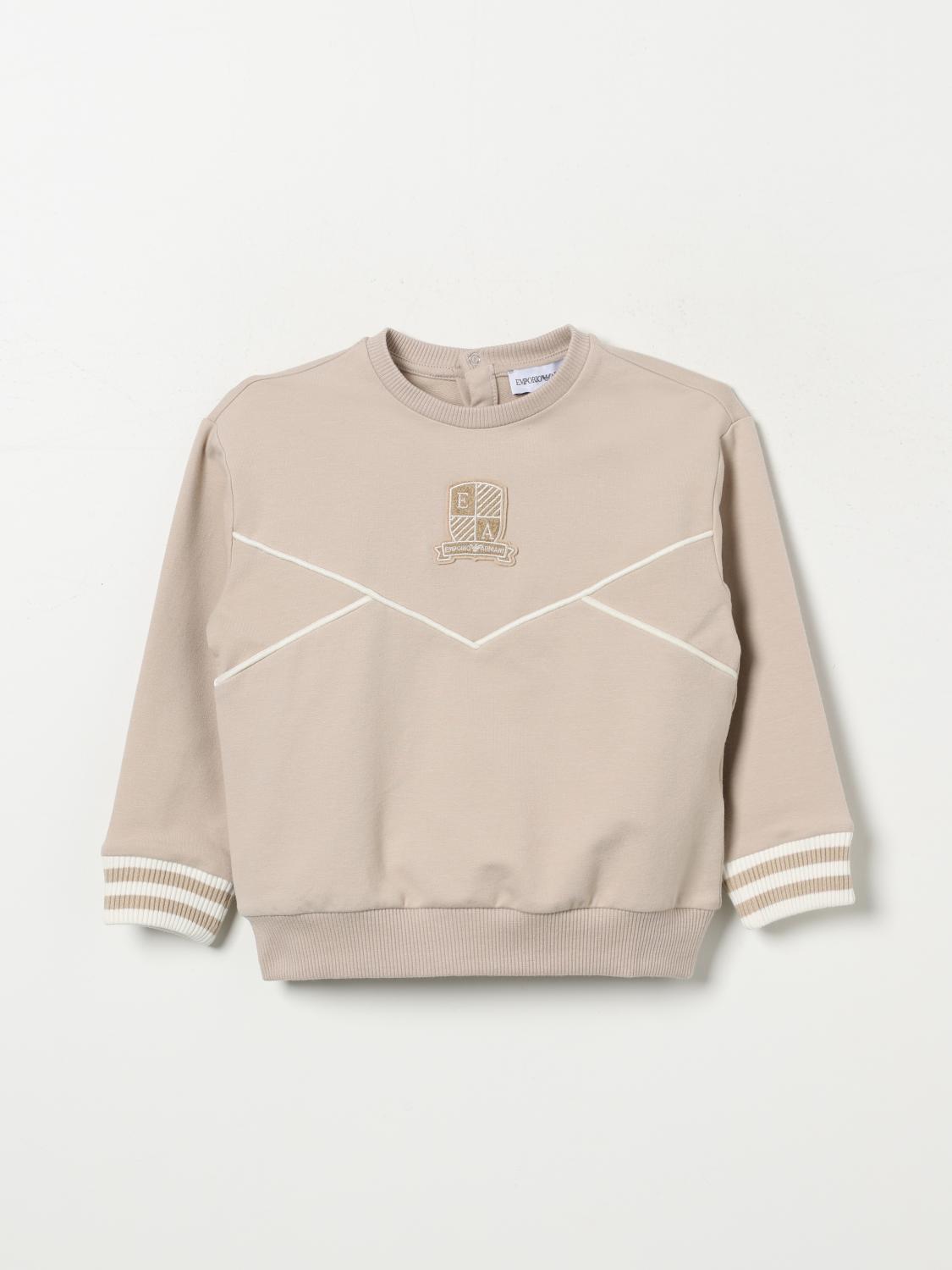 EMPORIO ARMANI PULLOVER: Pullover kinder Emporio Armani, Beige - Img 1