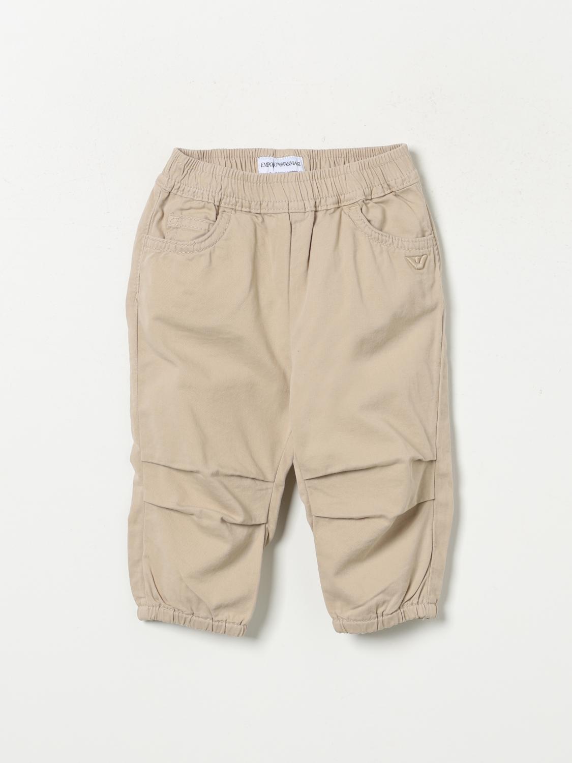 EMPORIO ARMANI PANTALÓN: Pantalón niños Emporio Armani, Beige - Img 1