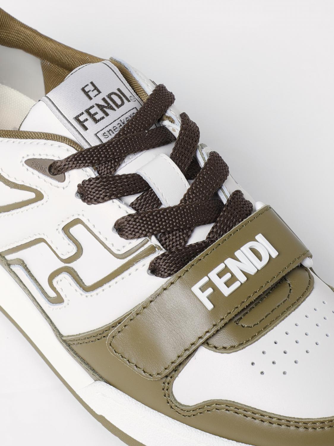 FENDI SNEAKERS: Sneakers woman Fendi, Green - Img 4