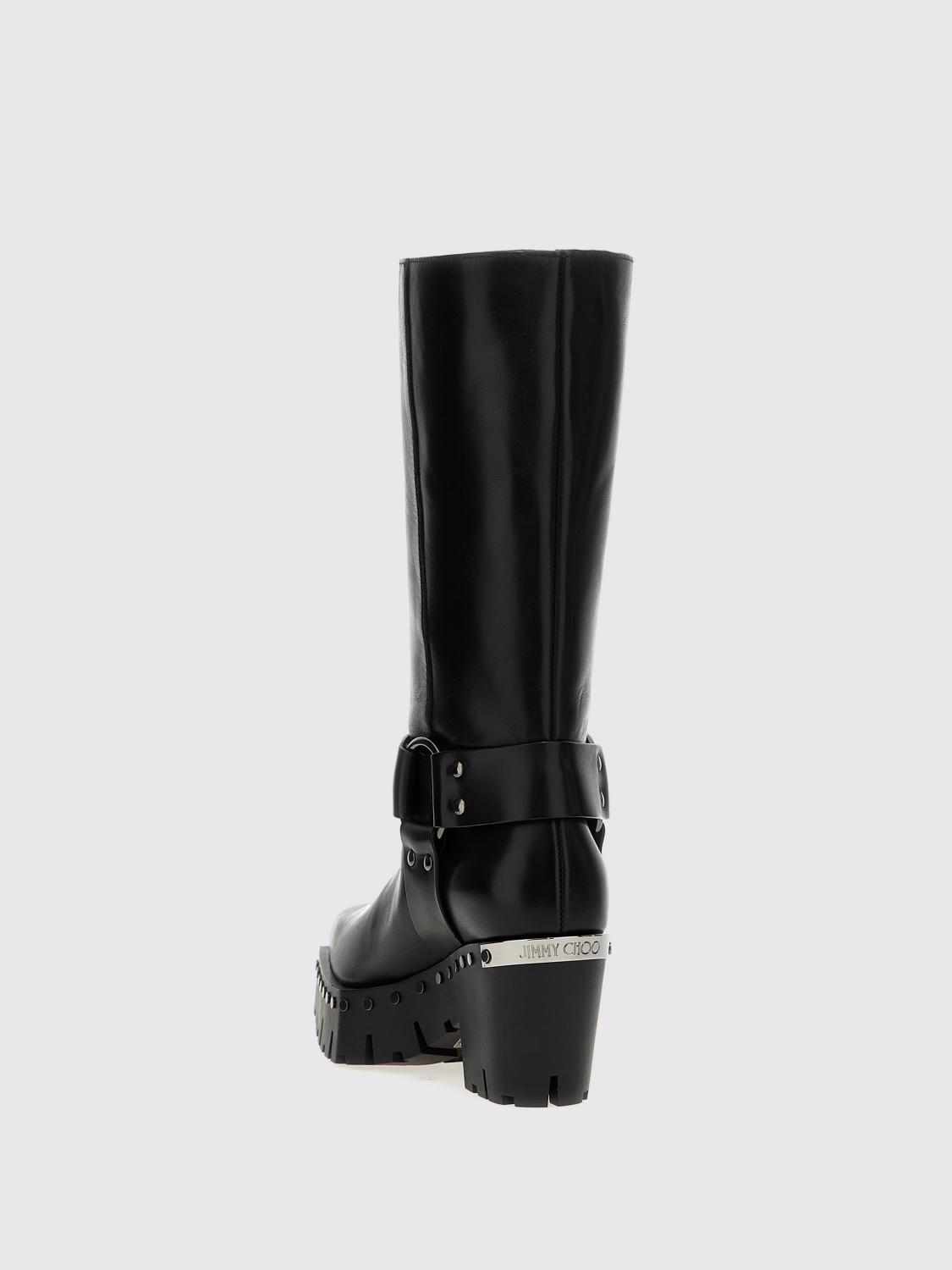 JIMMY CHOO BOOTS: Shoes woman Jimmy Choo, Black - Img 3